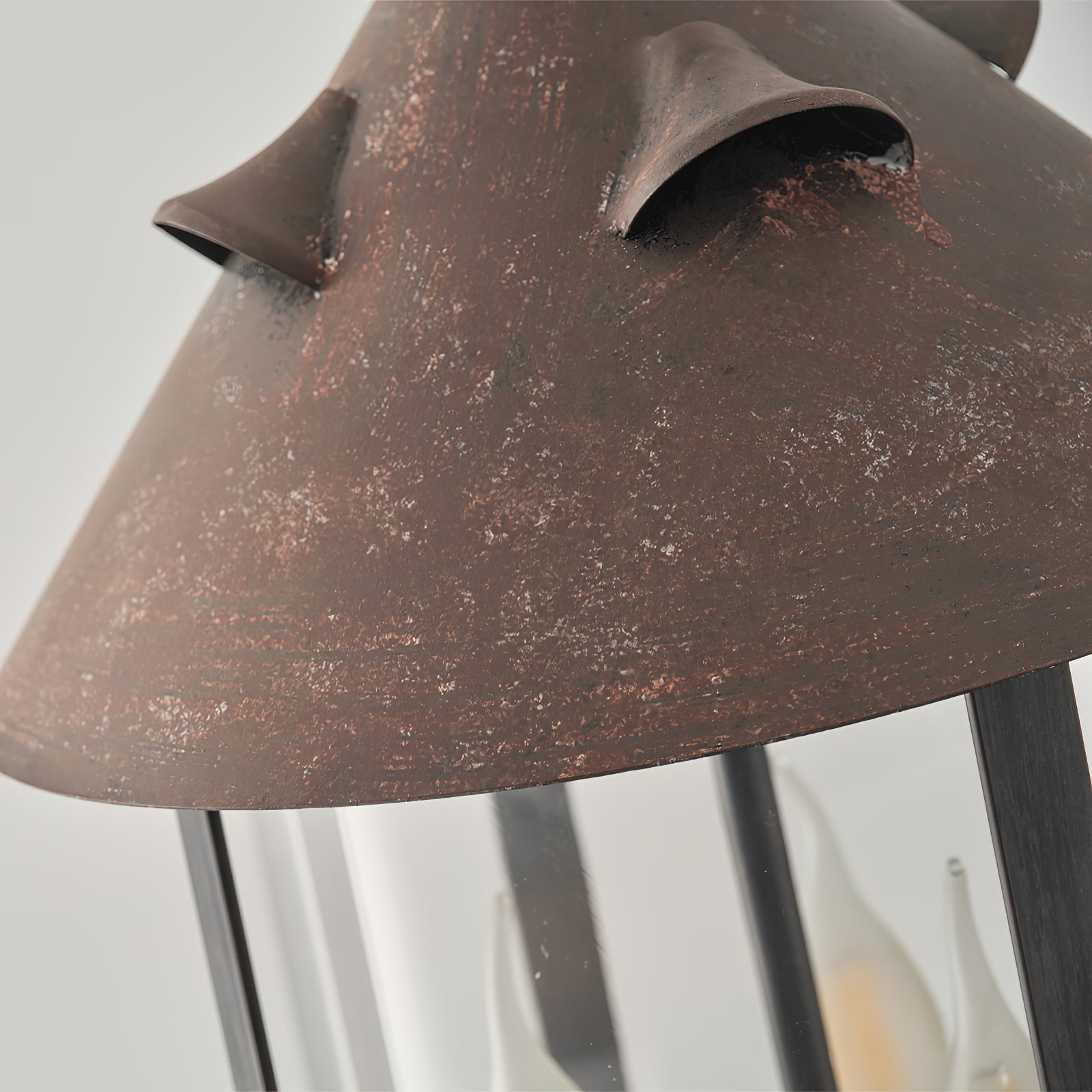Tinduvyh Vintage Industrial Glas Laterne Pendelleuchte-Letslighting