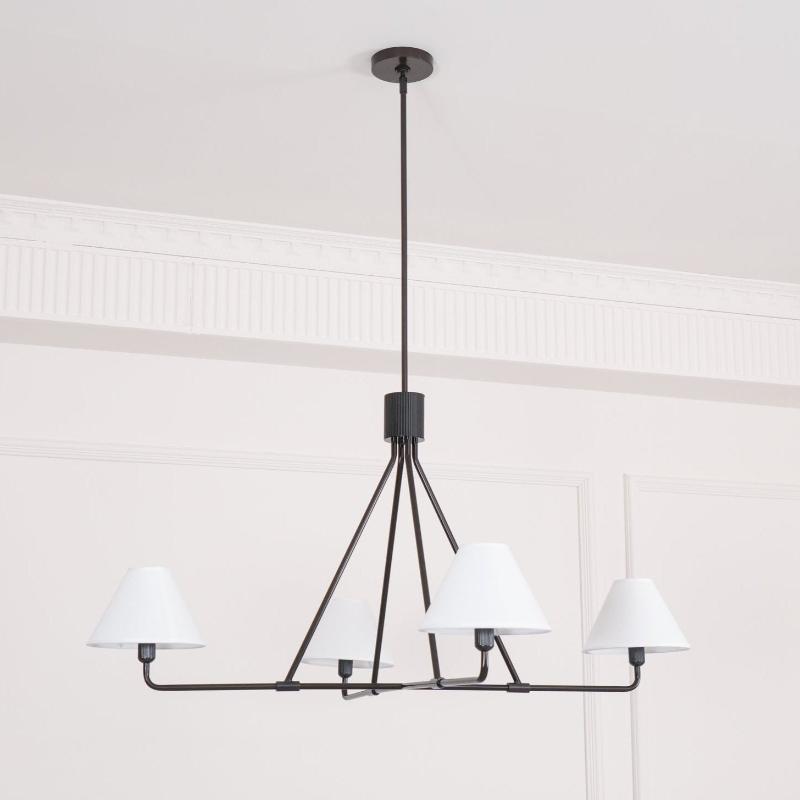 Ornuvyh Industrieller Vintage-Kronleuchter aus Stoff-Letslighting