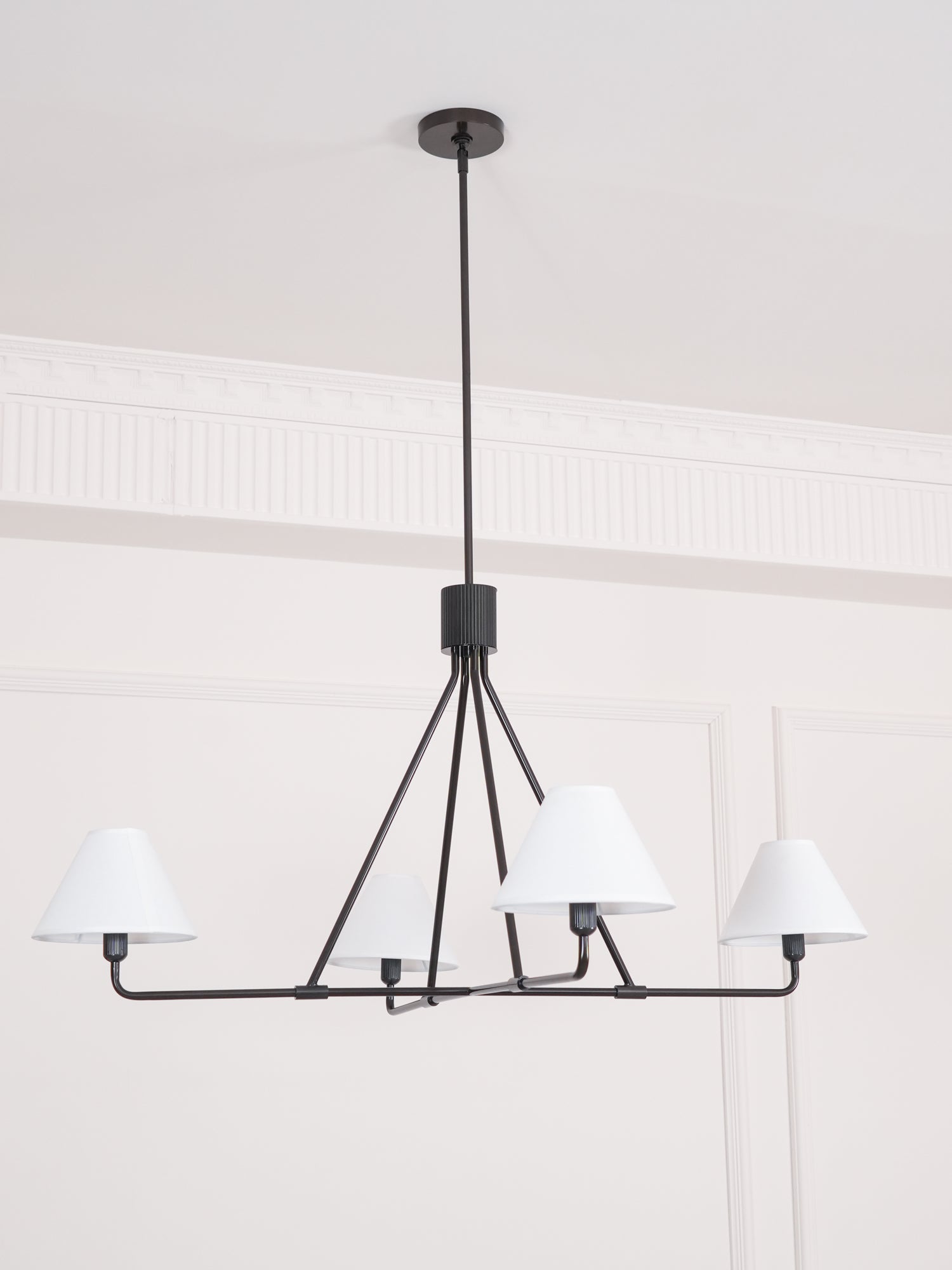 Aurora Kronleuchter Kegelschirm Minimalistisch-Letslighting
