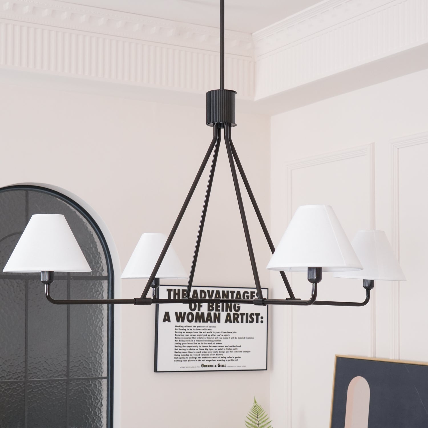 Aurora Kronleuchter Kegelschirm Minimalistisch-Letslighting