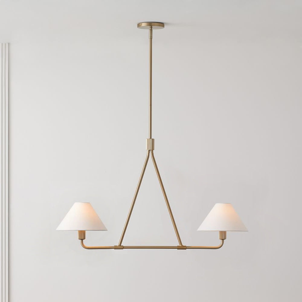 Aurora Kronleuchter Kegelschirm Minimalistisch-Letslighting