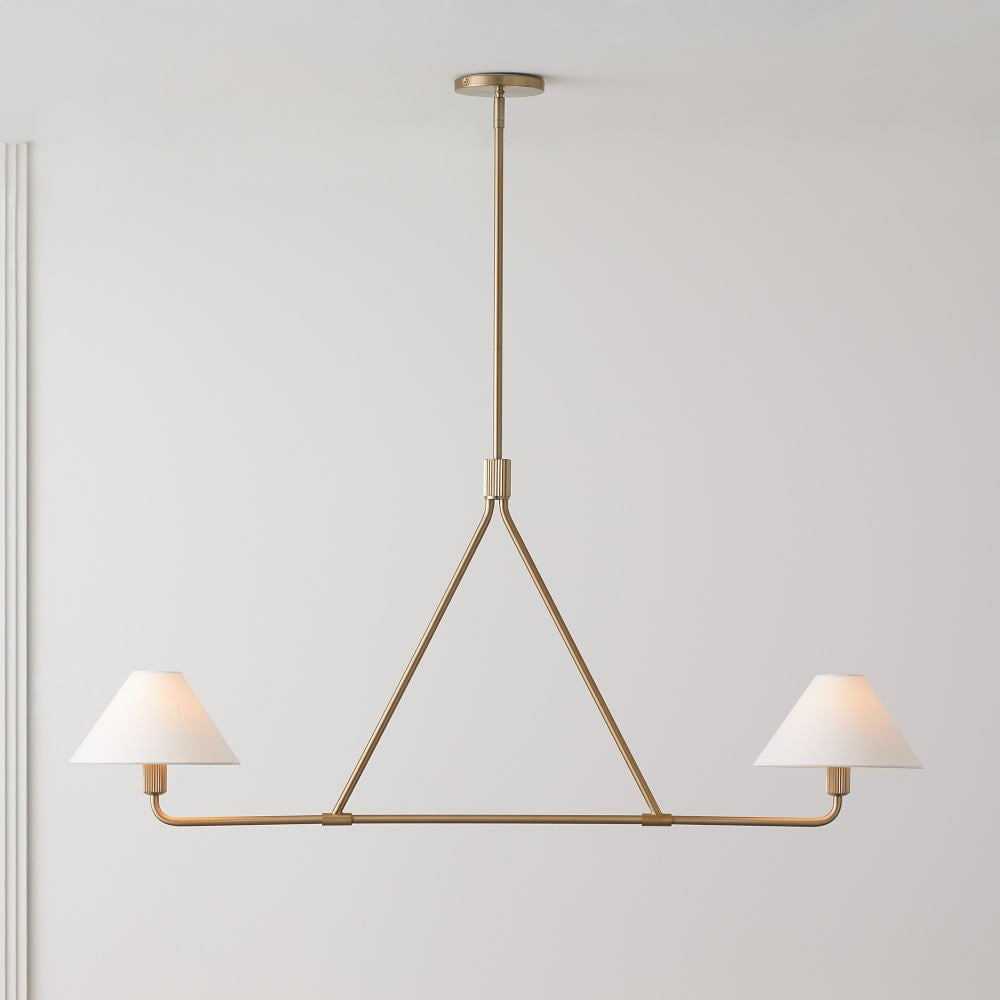 Aurora Kronleuchter Kegelschirm Minimalistisch-Letslighting