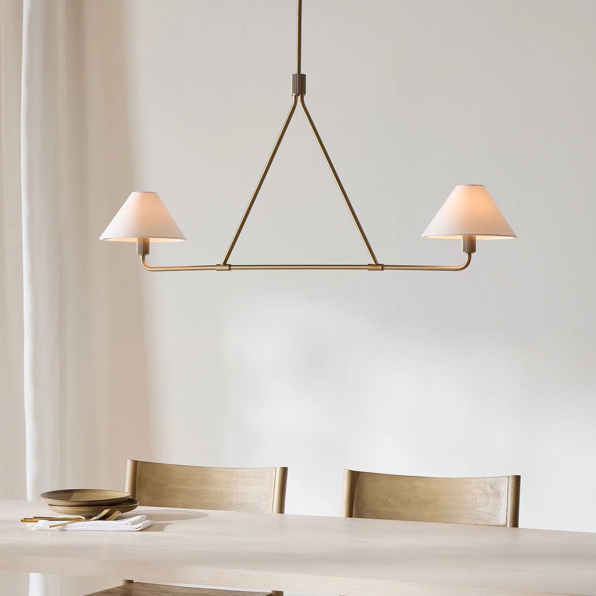 Aurora Kronleuchter Kegelschirm Minimalistisch-Letslighting