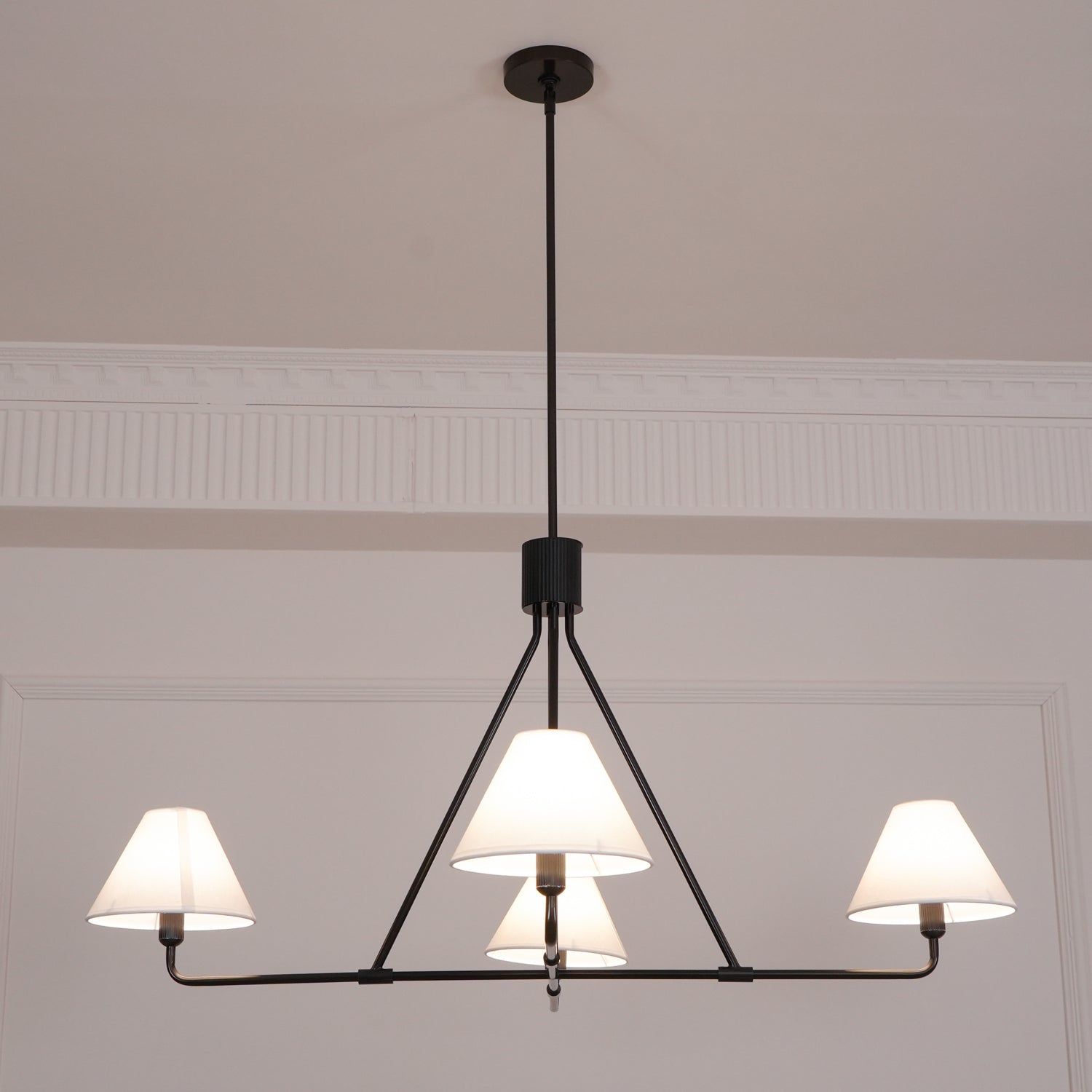 Aurora Kronleuchter Kegelschirm Minimalistisch-Letslighting