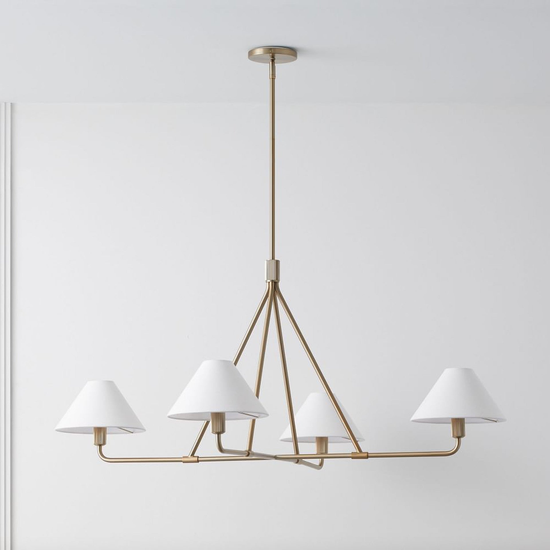 Aurora Kronleuchter Kegelschirm Minimalistisch-Letslighting