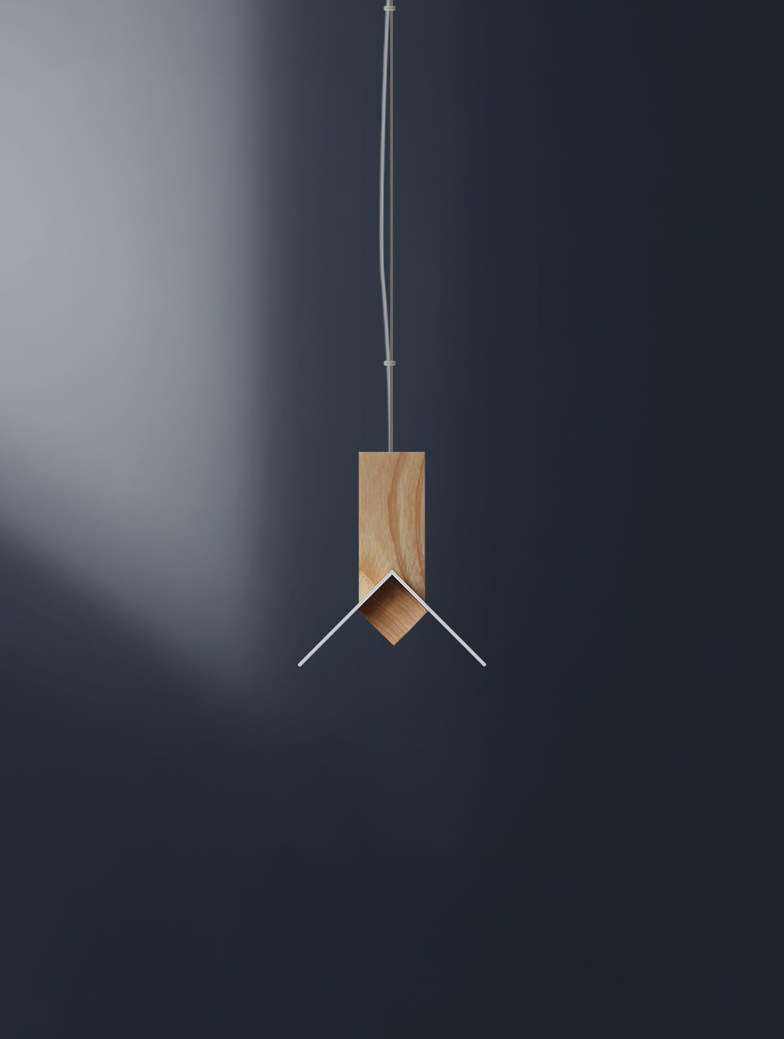 Linea Minimalistisch Holz Pendelleuchte Leuchte-Letslighting