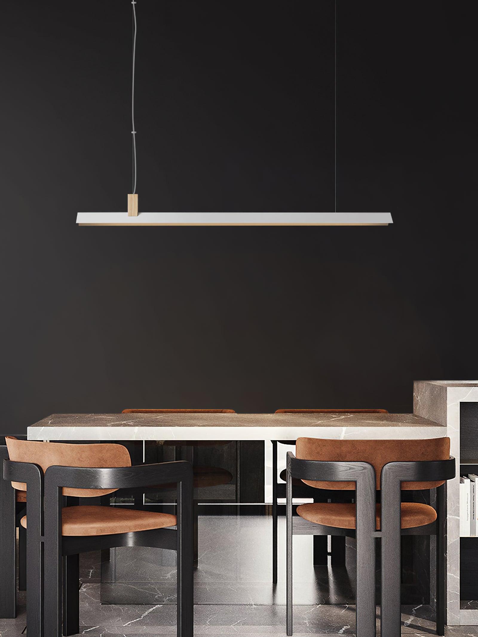 Linea Minimalistisch Holz Pendelleuchte Leuchte-Letslighting