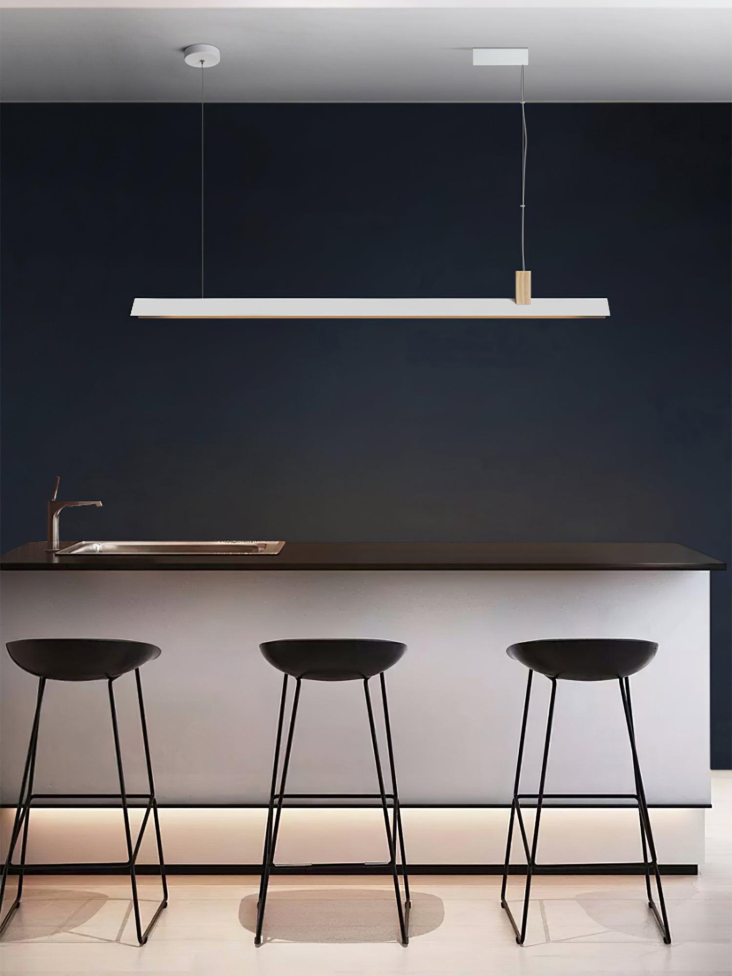 Linea Minimalistisch Holz Pendelleuchte Leuchte-Letslighting