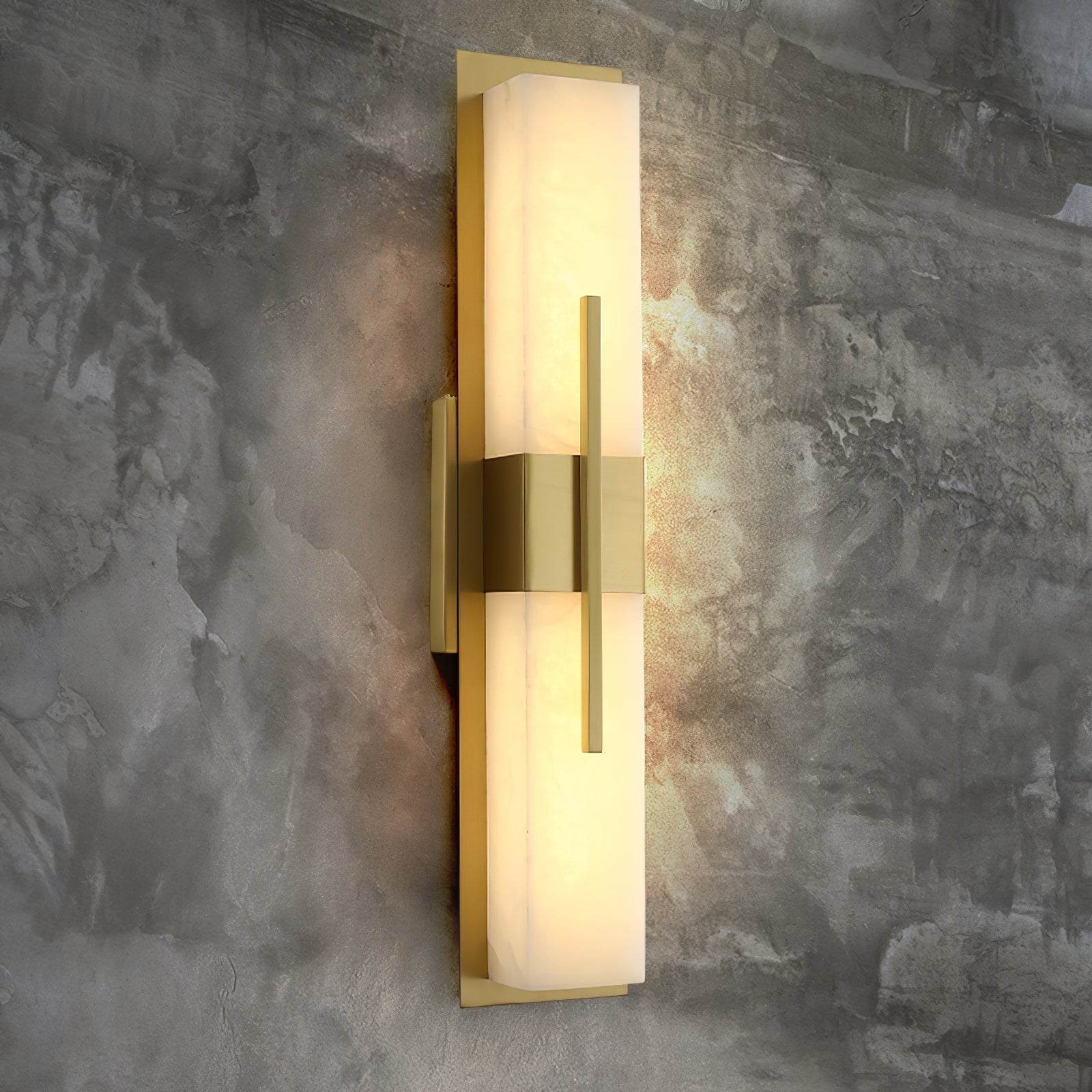 Lylirel Rectangular Alabaster Wall Light - Neutralighting