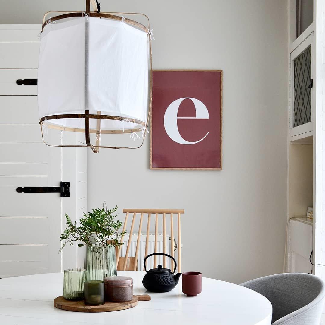 Lustra Pendelleuchte Lampe Bambus Schirm für Wohn Zimmer-Letslighting