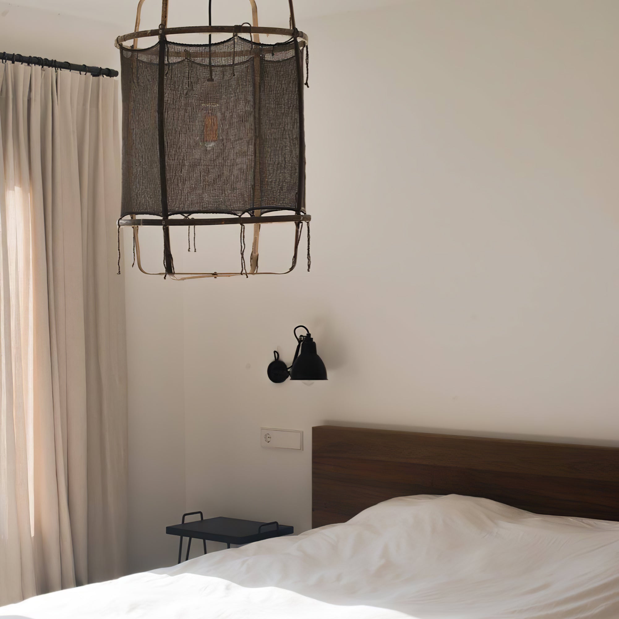 Lustra Pendelleuchte Lampe Bambus Schirm für Wohn Zimmer-Letslighting