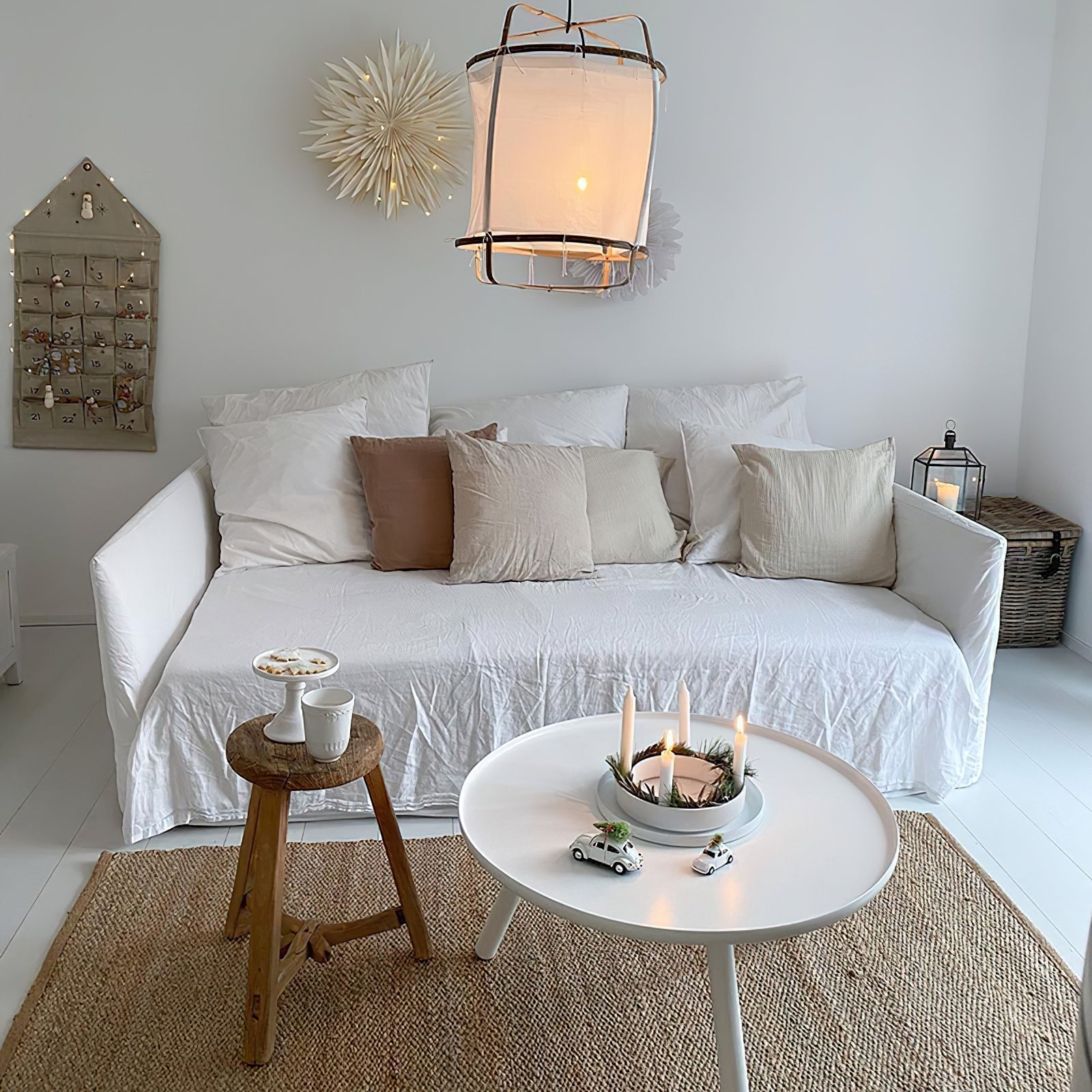 Lustra Pendelleuchte Lampe Bambus Schirm für Wohn Zimmer-Letslighting