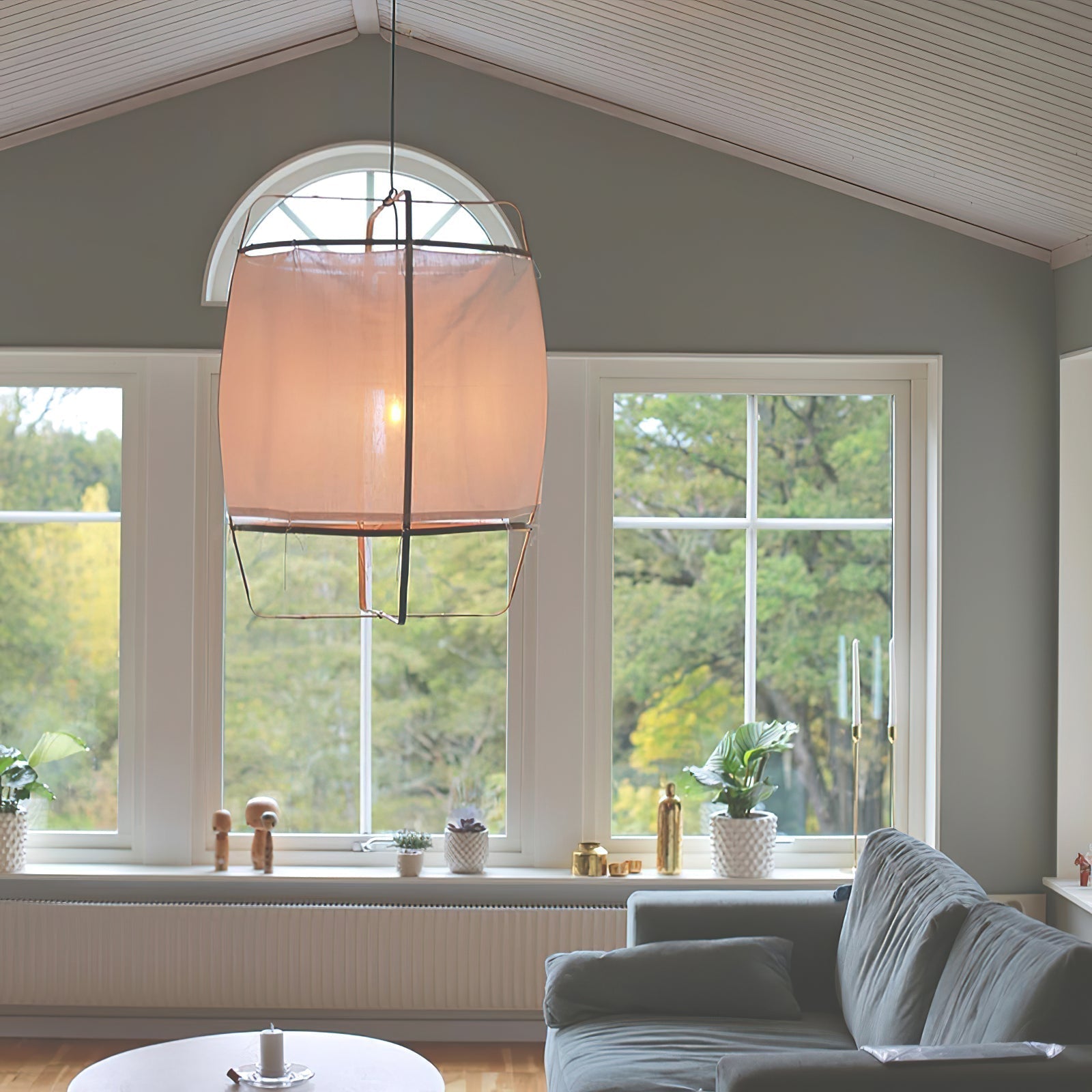 Lustra Pendelleuchte Lampe Bambus Schirm für Wohn Zimmer-Letslighting