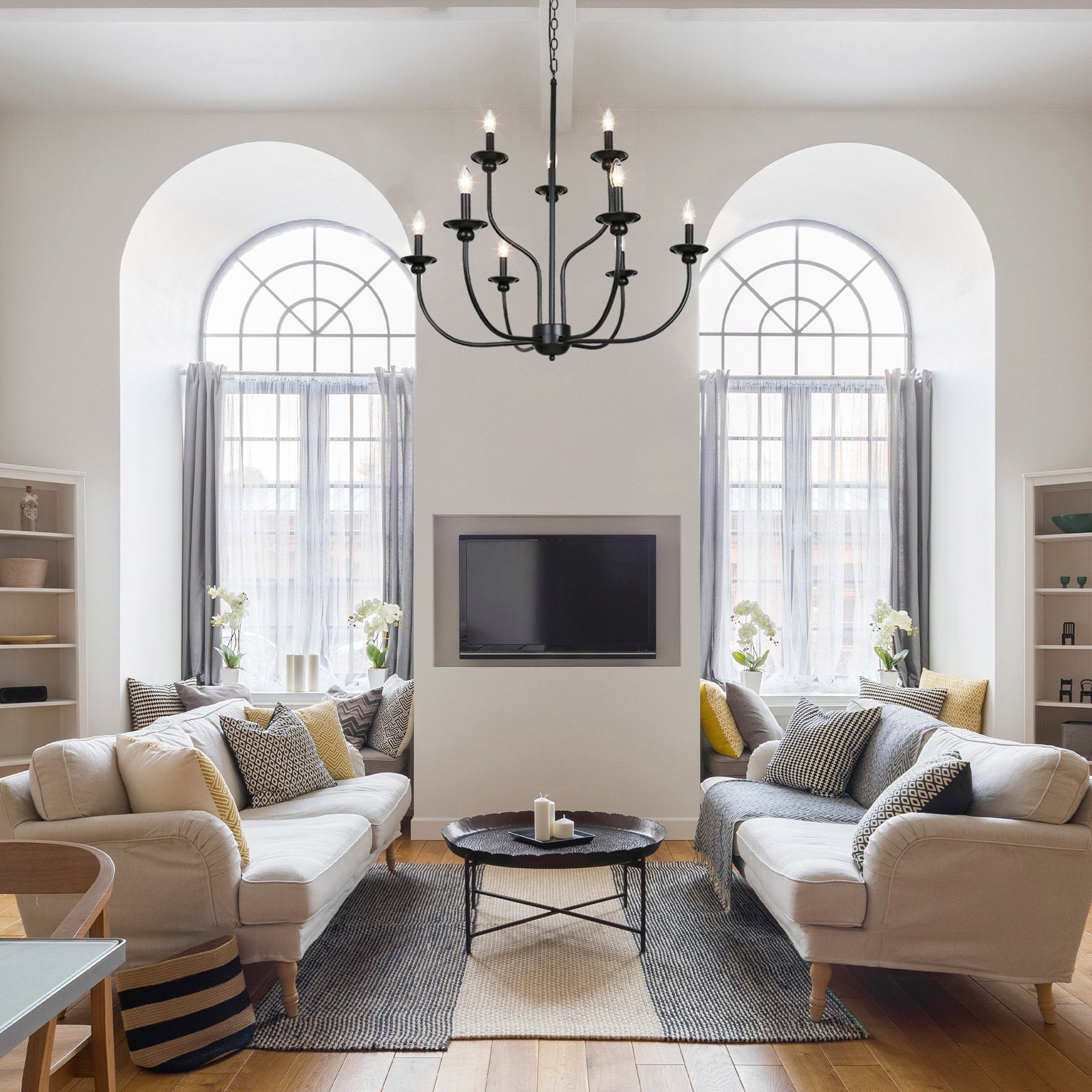 Ayada Eleganter Vintage-Kronleuchter aus Messing-Letslighting
