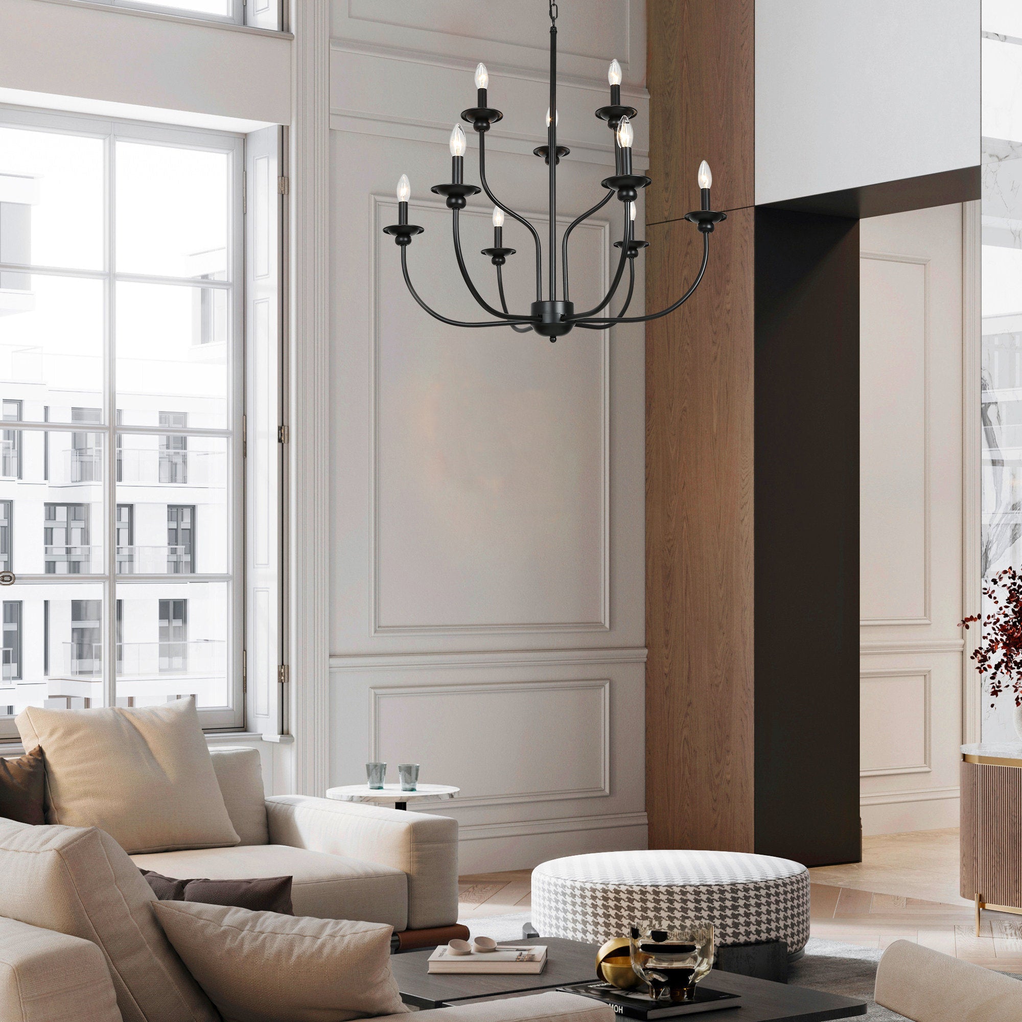 Ayada Eleganter Vintage-Kronleuchter aus Messing-Letslighting