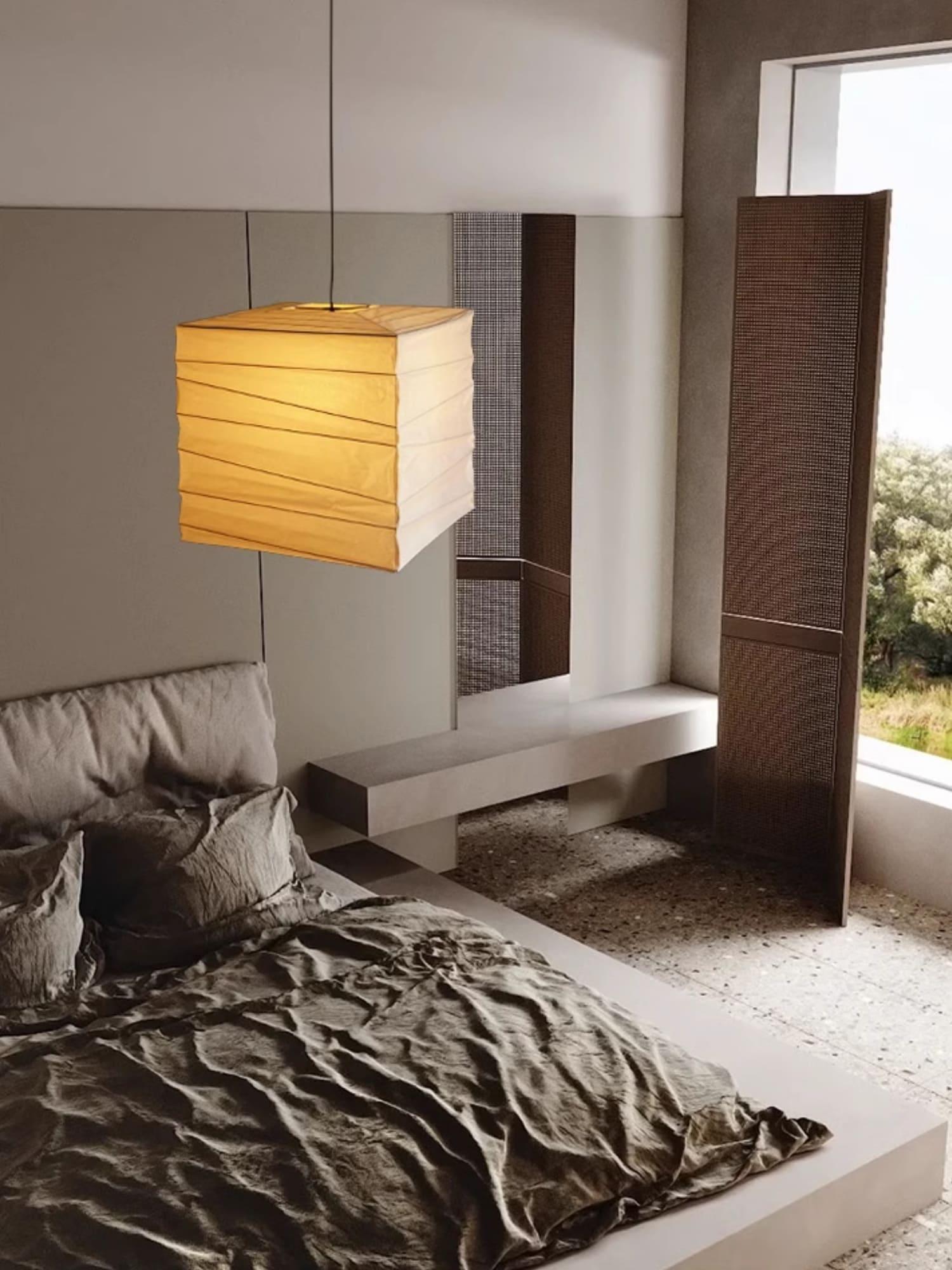 Ayla Paper Cube Pendant Lamp - Blowlighting