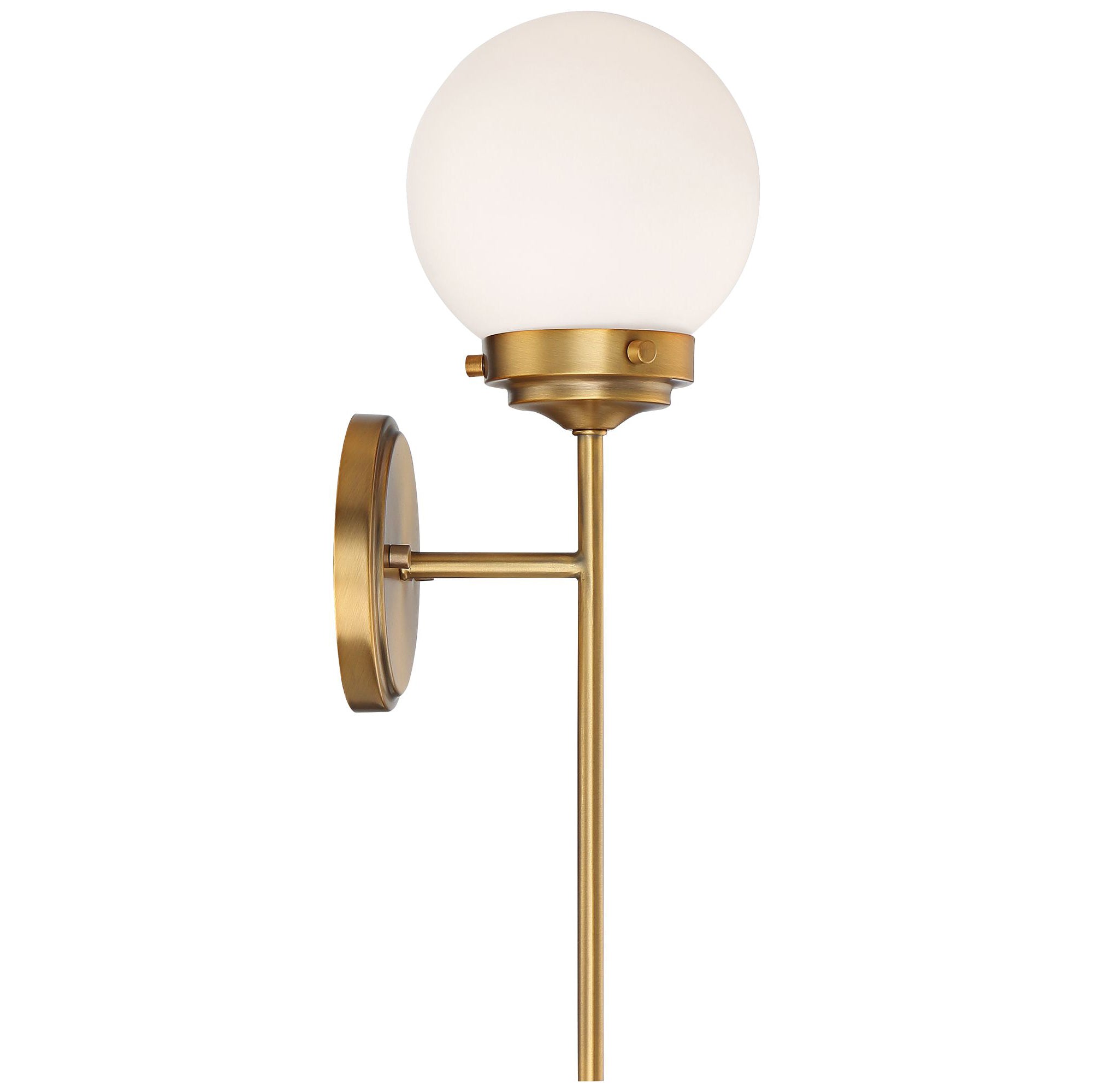 Waegnuvyh Wandleuchte aus Messing und Glas-Letslighting
