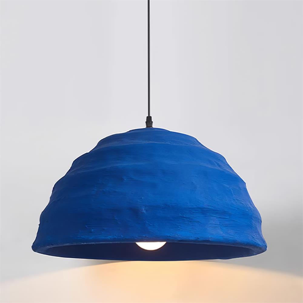 Pendelleuchte Kuppelschirm Blau Urban Industrial-Letslighting