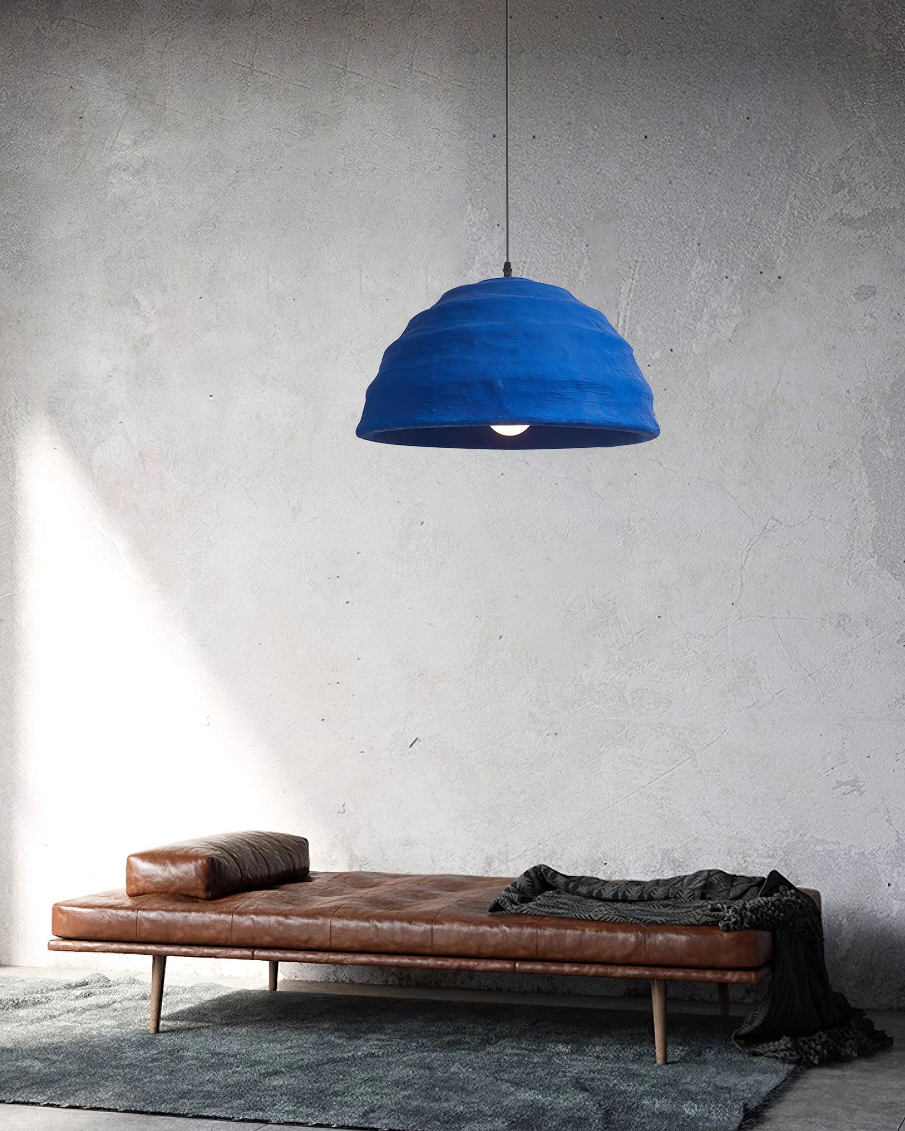 Pendelleuchte Kuppelschirm Blau Urban Industrial-Letslighting