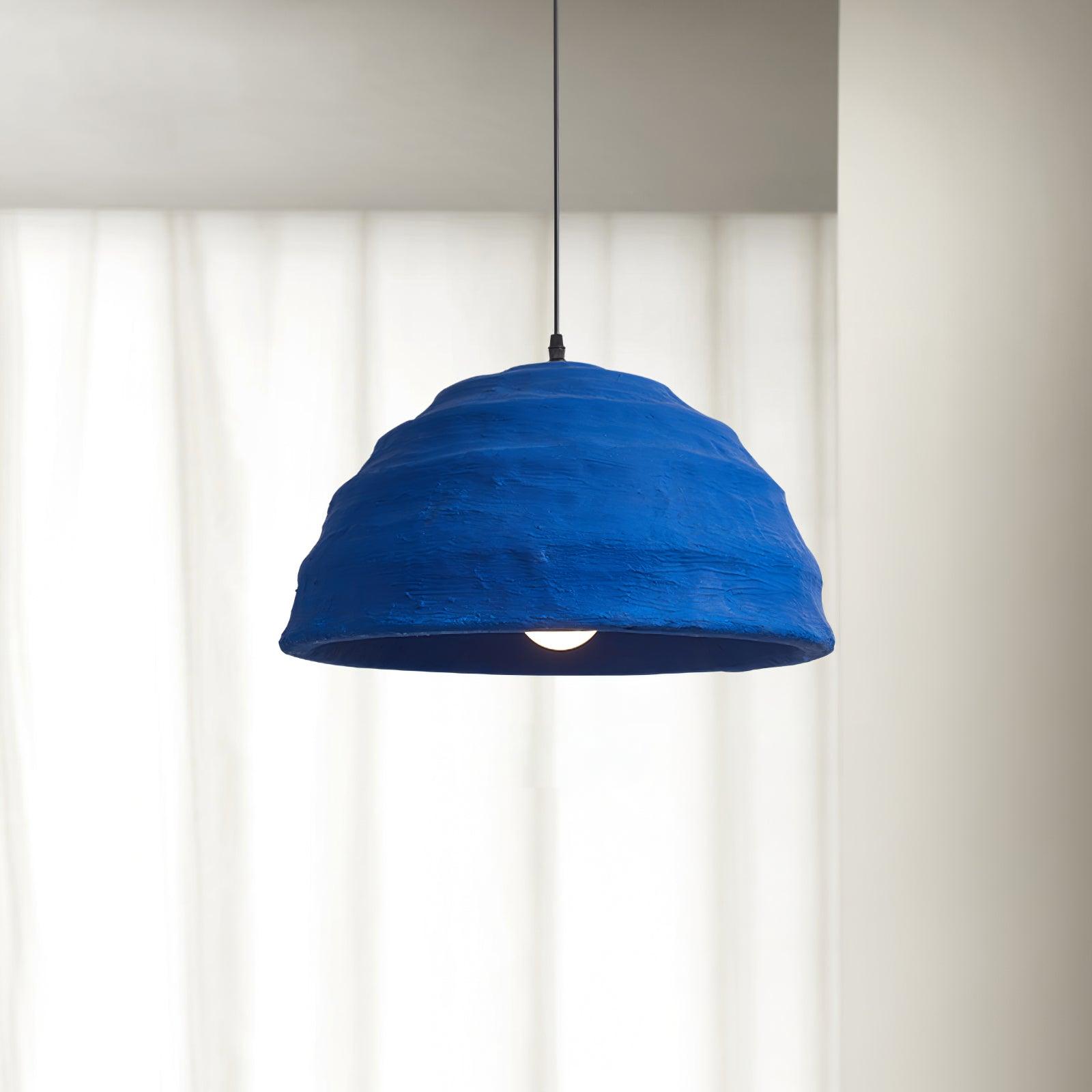 Pendelleuchte Kuppelschirm Blau Urban Industrial-Letslighting