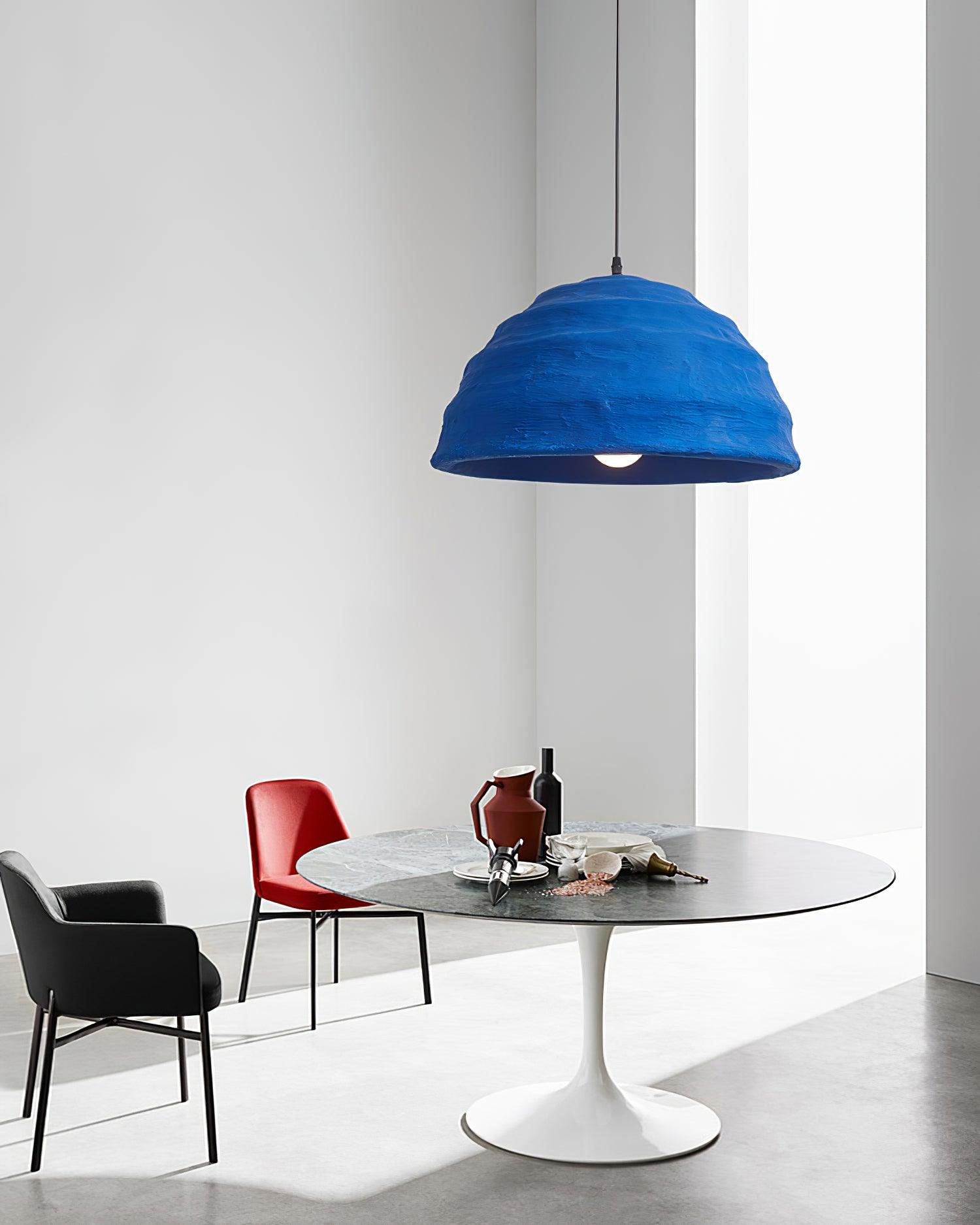 Pendelleuchte Kuppelschirm Blau Urban Industrial-Letslighting