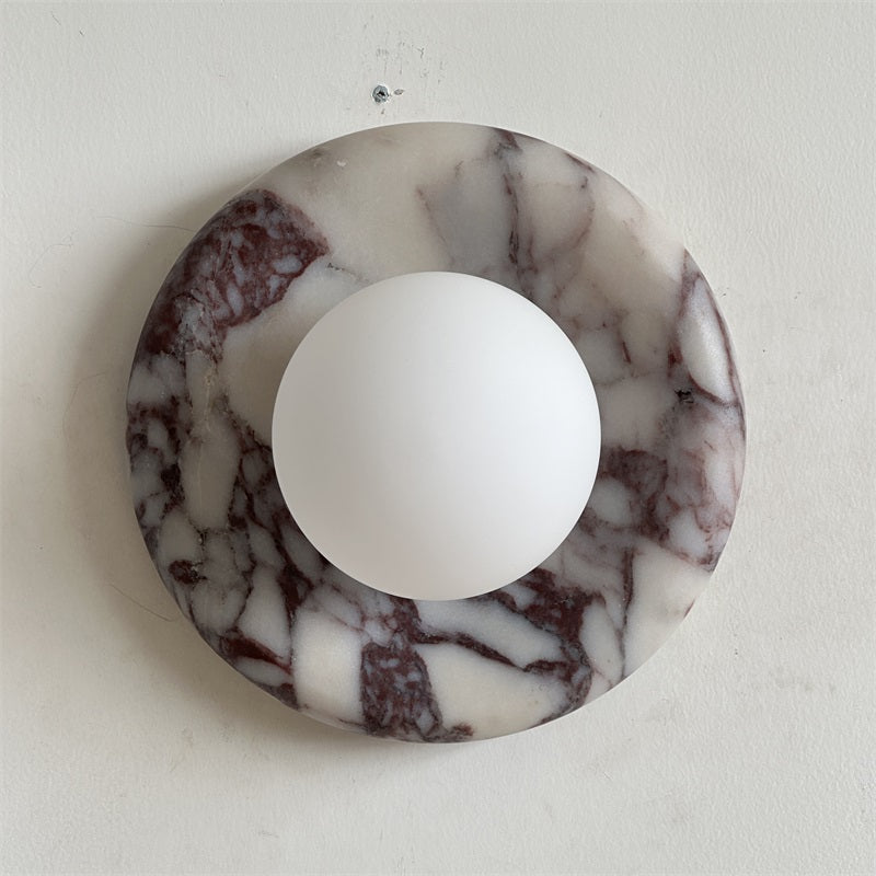 Evenir Bvlgari Lila Marmor Wandleuchte-Letslighting