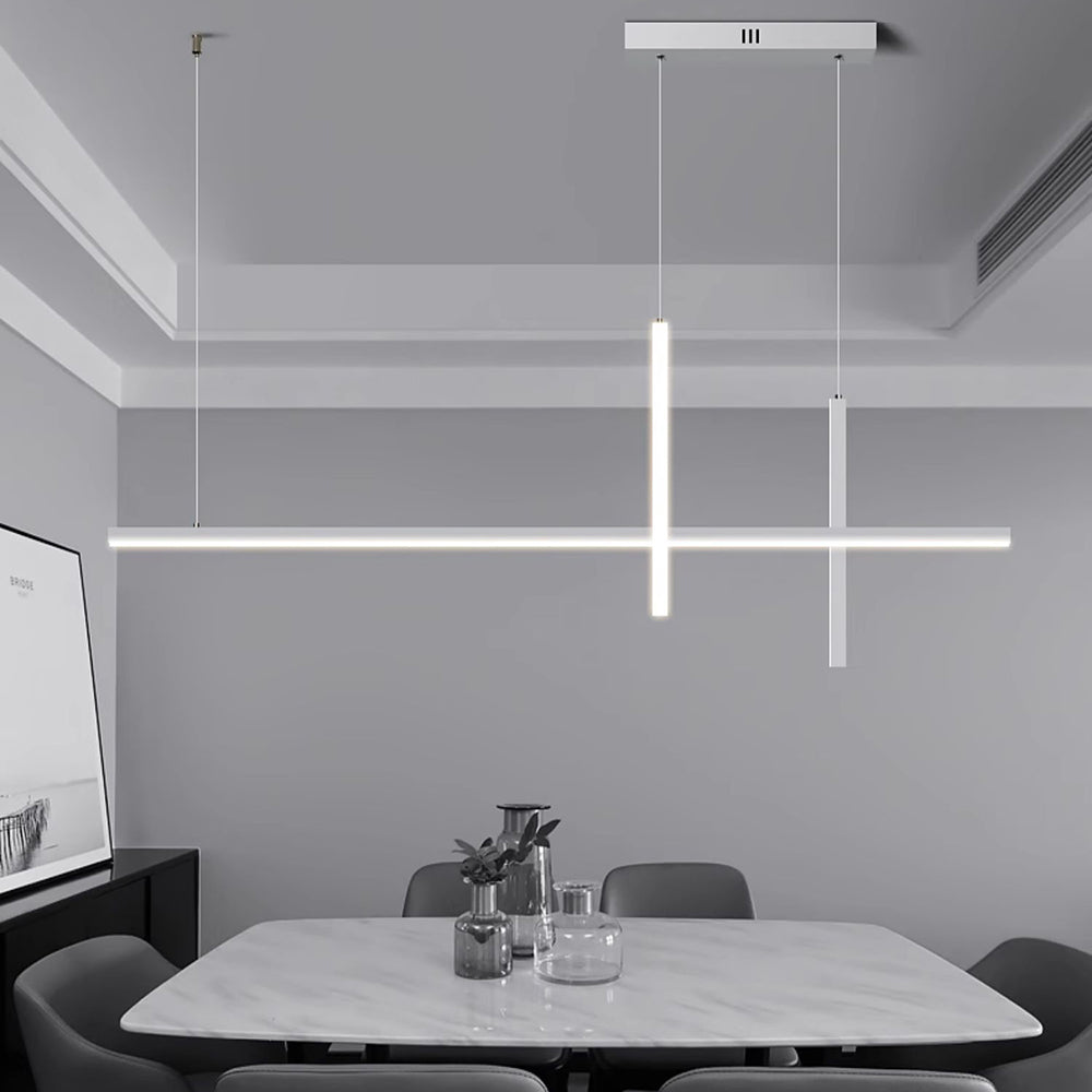Arisha Modern Pendelleuchte Metall/Acryl Schwarz/Weiß Esszimmer