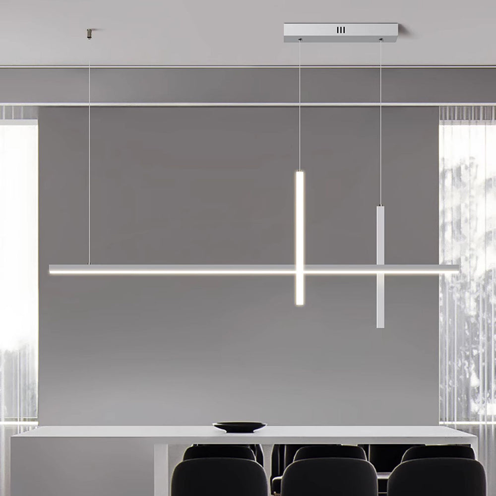 Arisha Modern Pendelleuchte Metall/Acryl Schwarz/Weiß Esszimmer