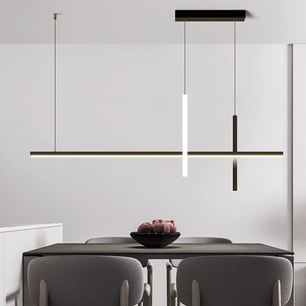 Arisha Modern Pendelleuchte Metall/Acryl Schwarz/Weiß Esszimmer