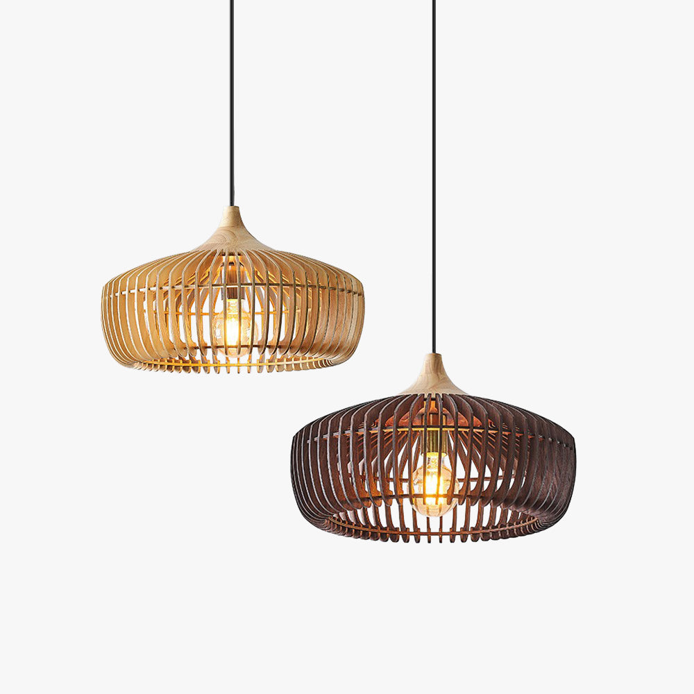 Muto Nordic Japanese Pendelleuchte Holz Schlafzimmer/Wohnzimmer-Letslighting