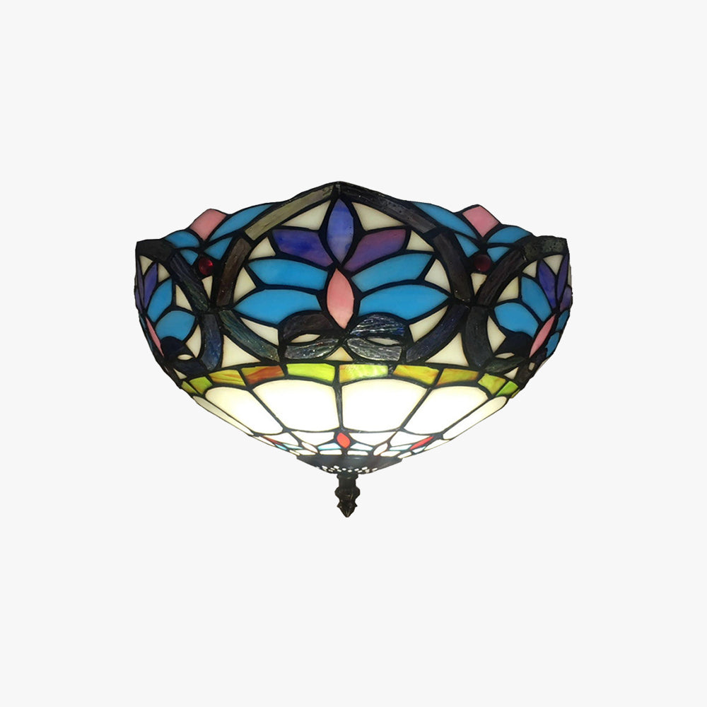 Arisha Designer LED Deckenleuchte Metall Glas Schlafzimmer