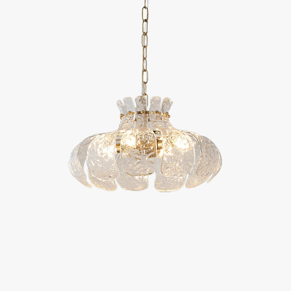 Arisha Modern Birne Form Kronleuchter Eis Schmelzen Glas Schlafzimmer
