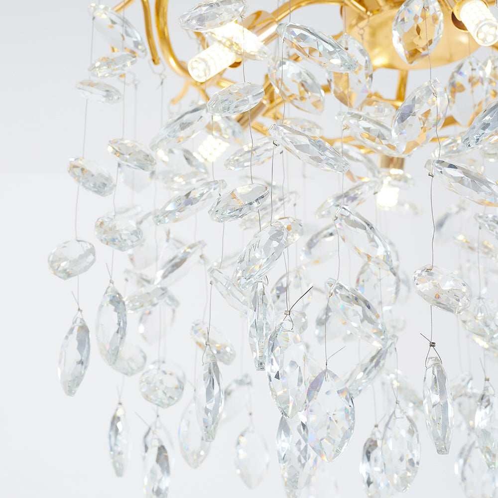 Kristy  Kronleuchter  Antiquität  LED  Gold Wohn/Schlafzimmer