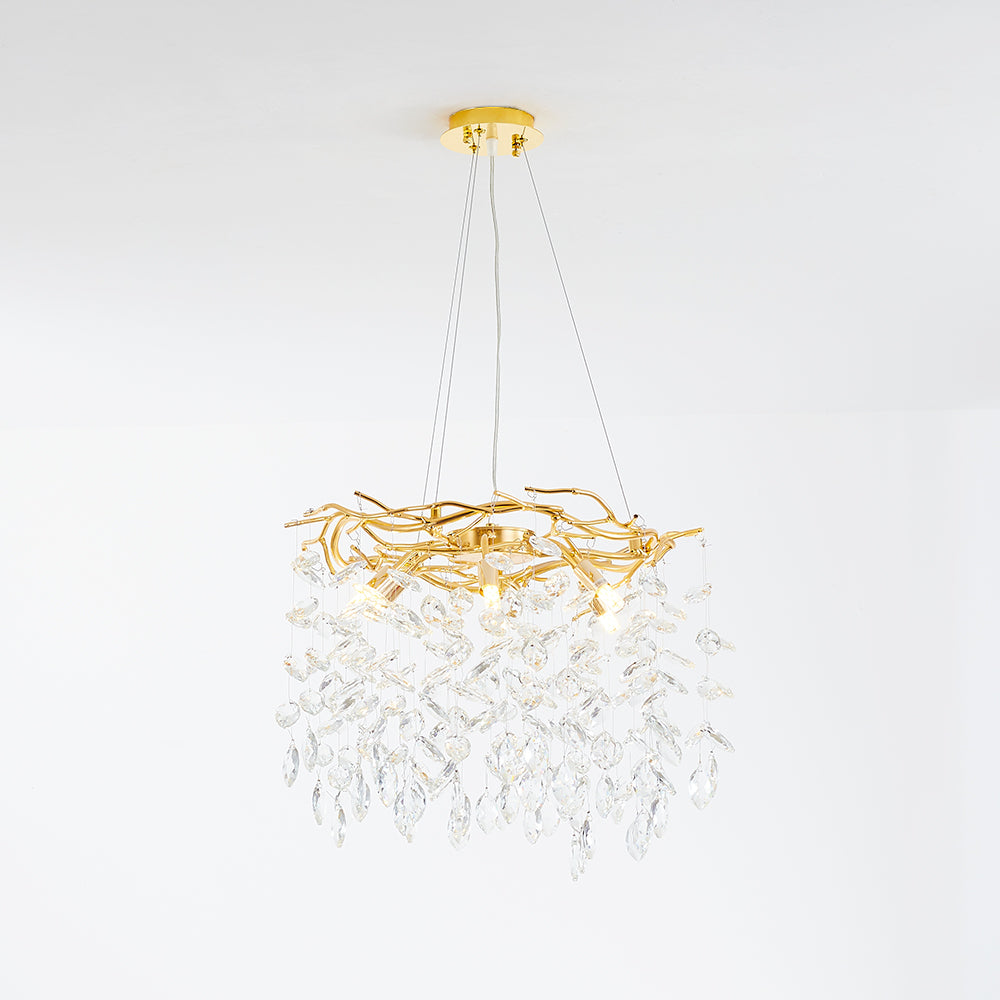 Kristy  Kronleuchter  Antiquität  LED  Gold Wohn/Schlafzimmer