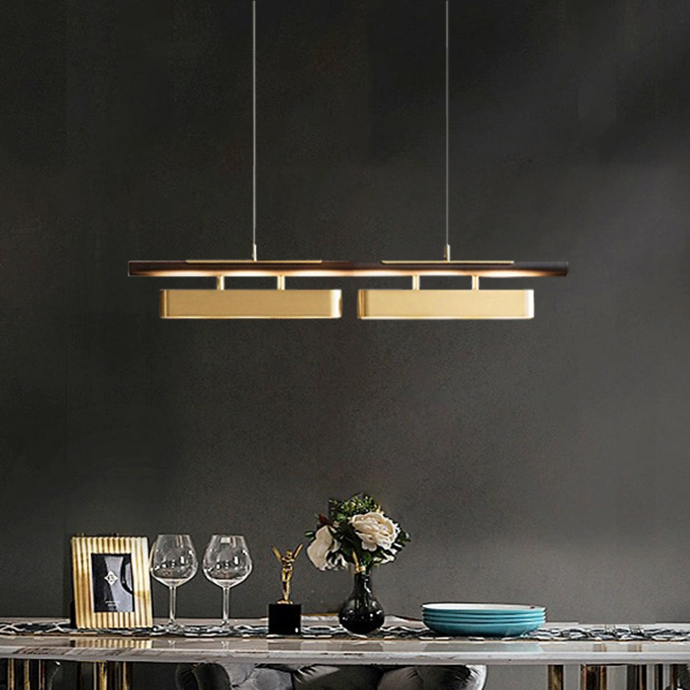 Arisha Moderne LED Pendelleuchte Arbeitszimmer/Schlafzimmer Gold