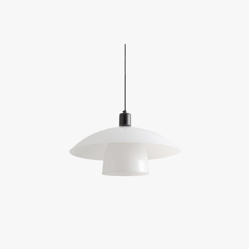 Arisha Modern LED Pendelleuchte Weiß Esszimmer Esstisch Metall&Glas