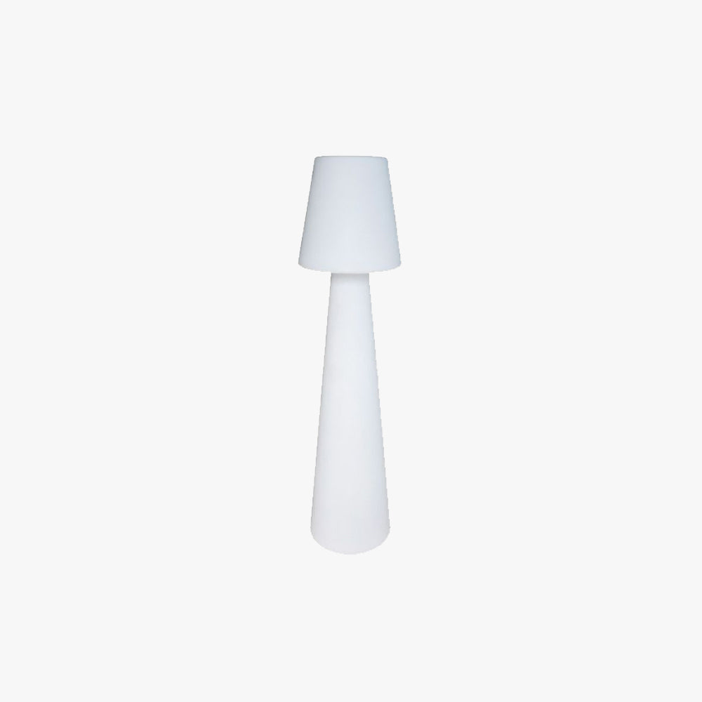 Ray Modern LED Außenleuchte Pilz Weiß Garten/Terasse/Balkon Acryl Wiederaufladbar ∅30/37CM