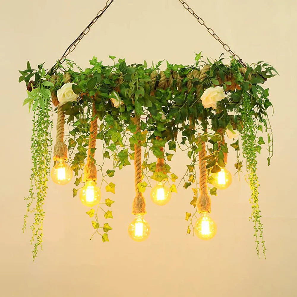 Ritta Pendelleuchte Natur Grün Wohn/Schlaf/Esszimmer-Letslighting