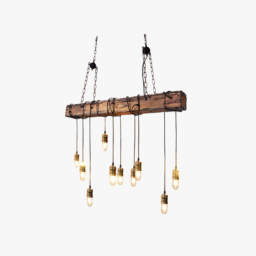 Epoch Pendelleuchte, 3 Stile für Bar/Esstisch Holz