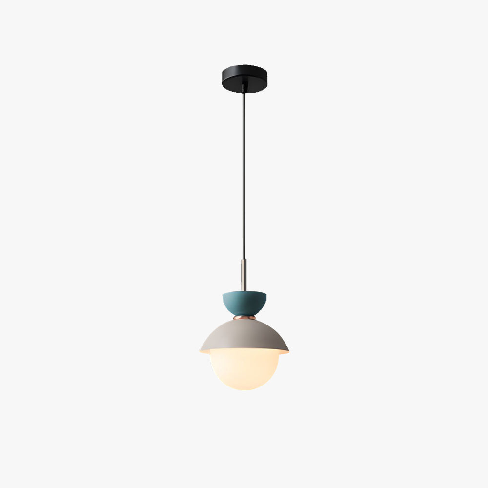 Arisha Nodic Pendelleuchte Weiß/Blau Schlafzimmer/Wohnzimmer