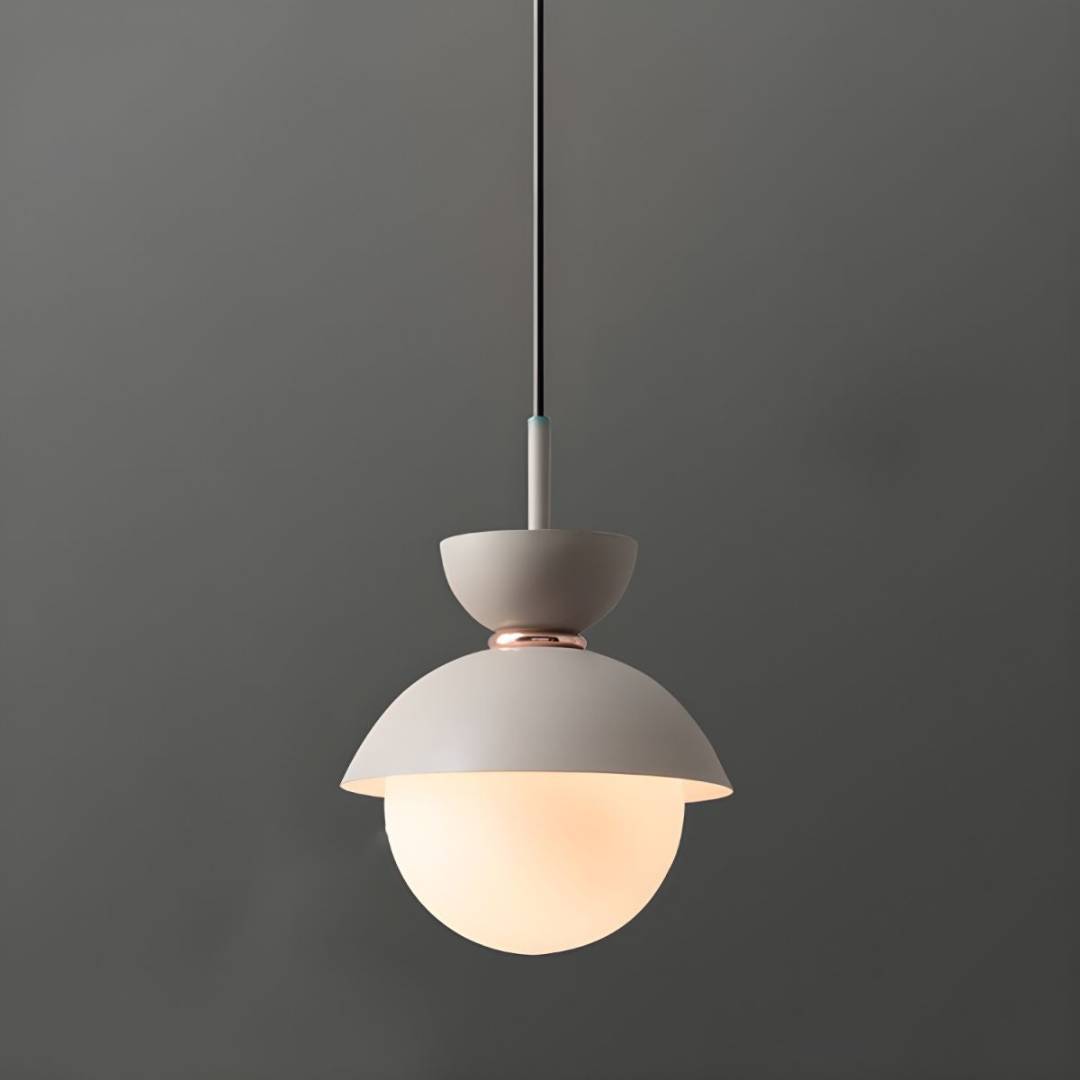 Arisha Nodic Pendelleuchte Weiß/Blau Schlafzimmer/Wohnzimmer