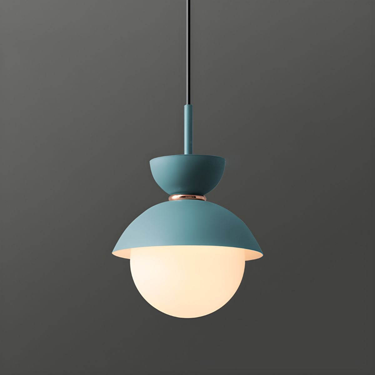 Arisha Nodic Pendelleuchte Weiß/Blau Schlafzimmer/Wohnzimmer