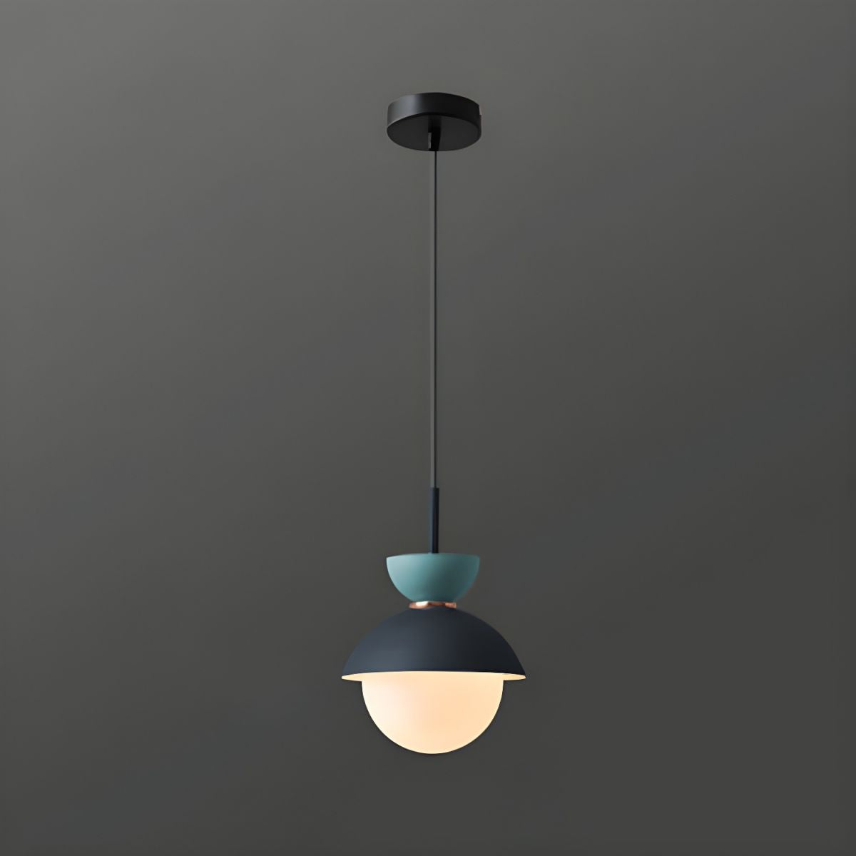 Arisha Nodic Pendelleuchte Weiß/Blau Schlafzimmer/Wohnzimmer