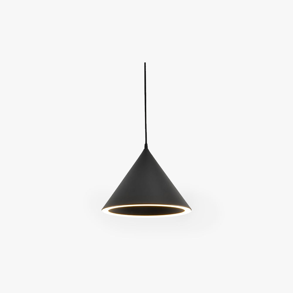 Valentina Minimalistische LED Pendelleuchte Weiß/Schwarz Schlafzimmer Acryl