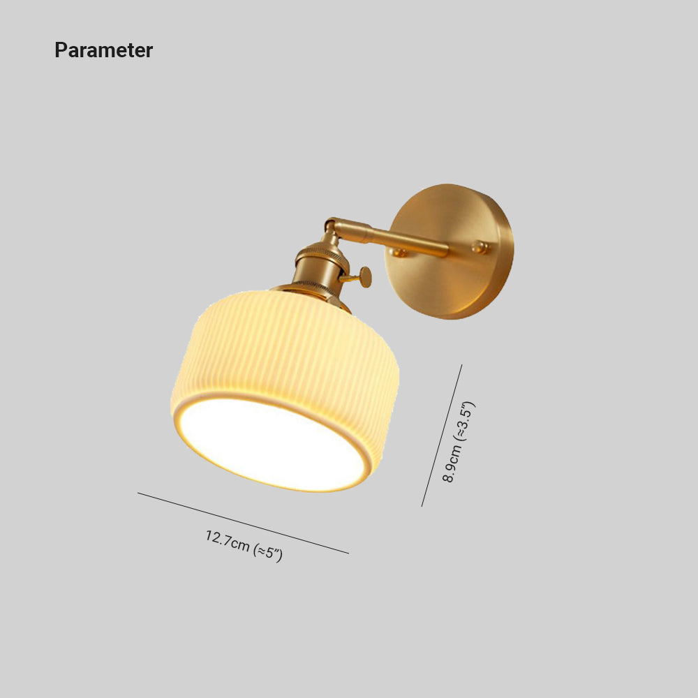 Arisha Moderne LED Wandleute Weiß/Gold Esszimmer/Wohnzimmer Metall