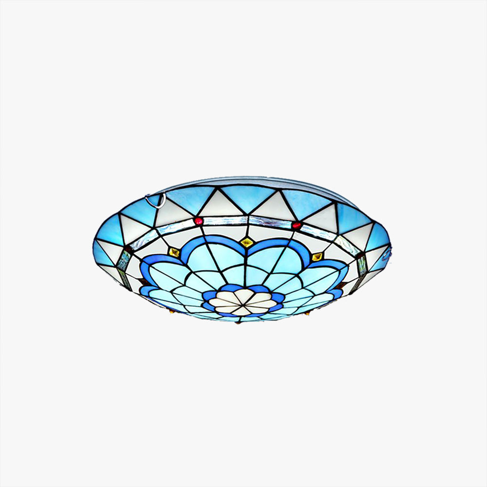 Arisha LED Deckenleuchte Schlaf/Wohnzimmer Flur Bunte Glas
