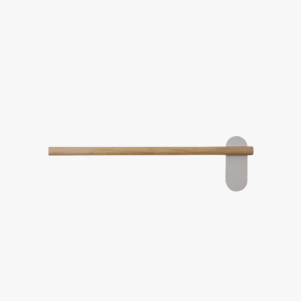 Muto Moderne Lineare LED Wandleuchte Holz Schlaf/Wohnzimmer Holz Größen 40cm 50cm 60cm