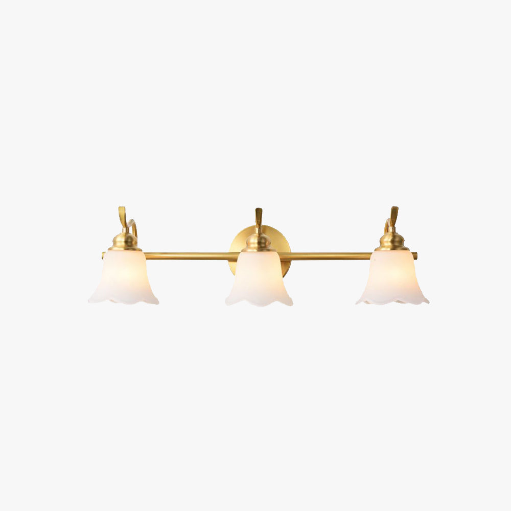 Arisha Moderne LED Wandleuchte Weiß/Gold Badezimmer/Arbeitszimmer