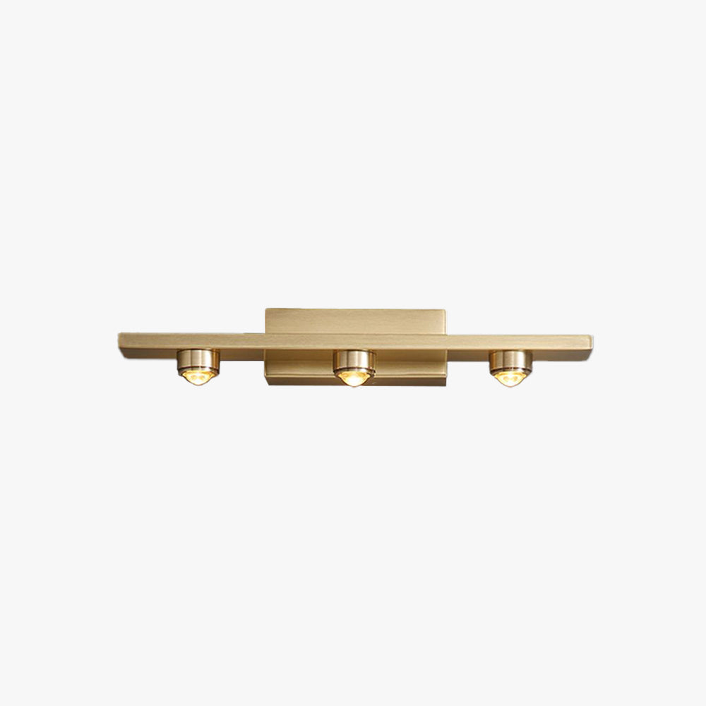 Arisha Modern LED Wasserwelle Wandleuchte Gold Schlaf/ Wohnzimmer/Flur Metall+Acryl 3/5/7Flammen