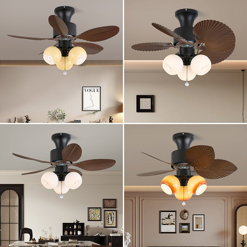 Die Ventilatorleuchte sorgt für stimmungsvolle Raumbeleuchtung.